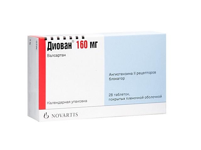 диован 160мг. №28 таб. п/о
