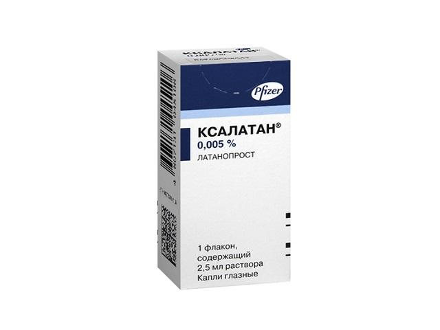 ксалатан 0,005% 2,5мл. №3 гл.капли фл./кап.