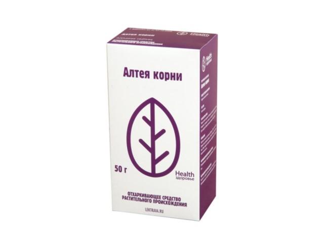 алтея корни 50г. /здоровье/ 0556