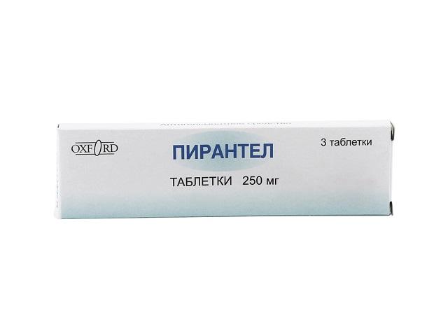 пирантел 250мг. №3 таб. /оксфорд/ 2052