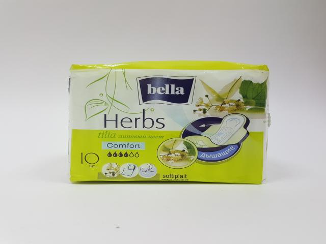 белла прокладки комфорт софт липов.цвет/herbs тилиа №10 [bella]