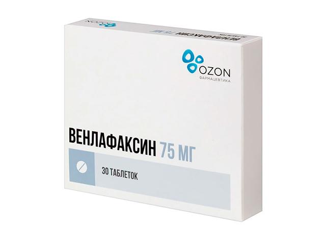 венлафаксин таб. 75мг. №30