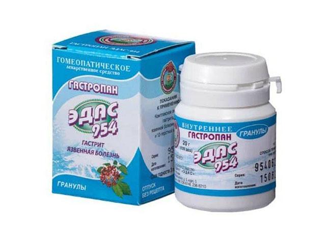 эдас-954 гастропан 20г. гран.гомеопат.