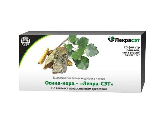 осина кора 1,5г.№20 ф/пак. /лекра-сэт/