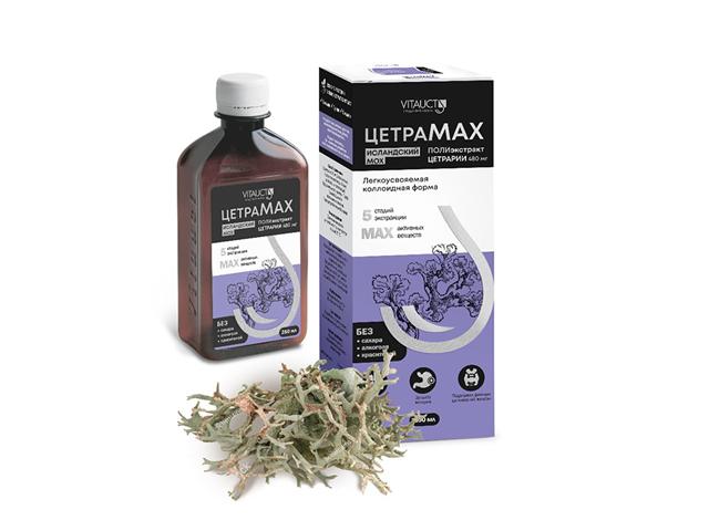 *витаукт "цетрамакс (исландский мох) " раствор 250г.  нф-00002120