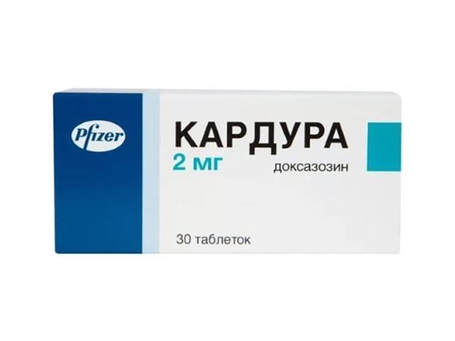 кардура 2мг. №30 таб.