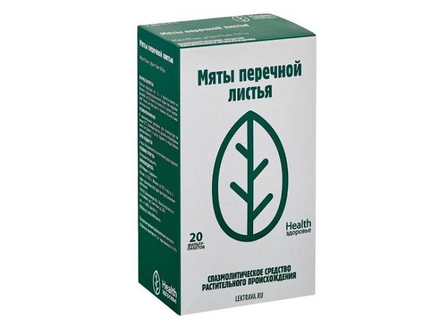 мяты перечной лист 1,5г. №20 пак. /здоровье/ 1591