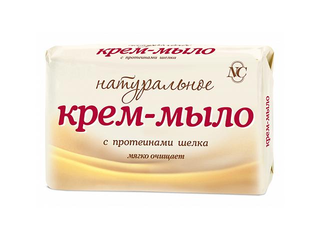 невская косметика крем-мыло натур. с протеин. шелка 90г.
