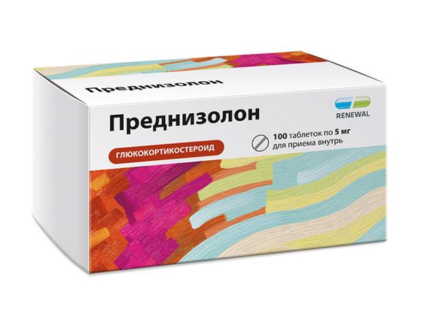 преднизолон 5мг. №100 таб. /renewal/ 2576