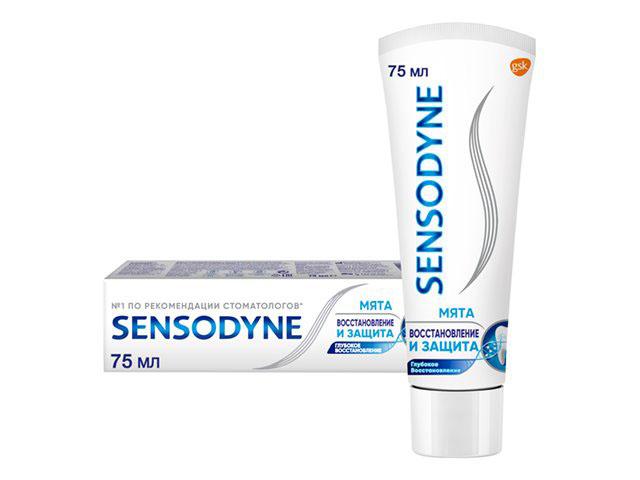 сенсодин зуб.паста восстановление и защита 75мл. [sensodyne]