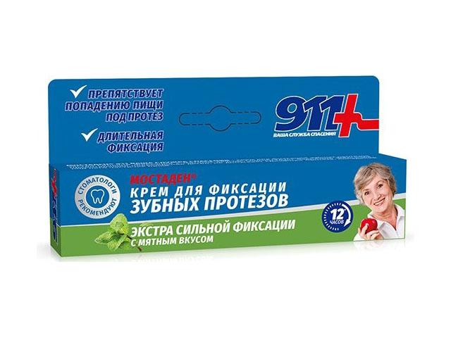 911-мостаден крем д/фиксации протезов 40мл.