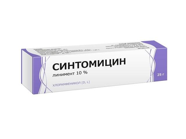 синтомицина 10% 25г. линимент /тульская фф/
