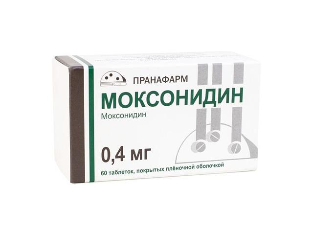 моксонидин 0,4мг. №60 таб.п/о плен. 2436