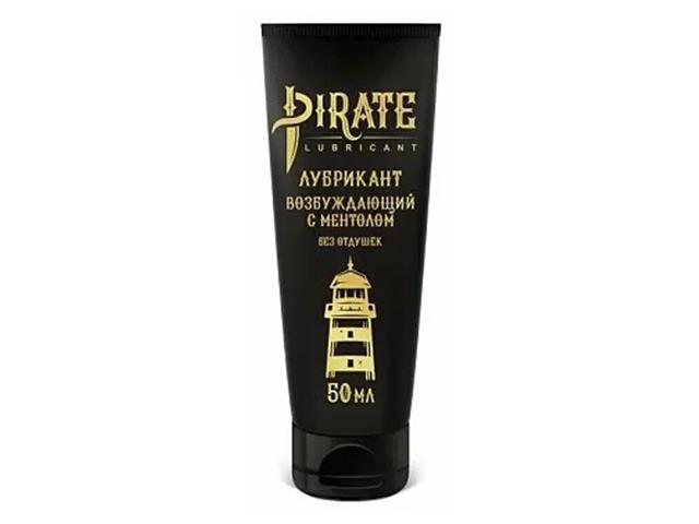 пират лубрикант возбуждающий без отдушек с ментолом 50 мл (pirate)