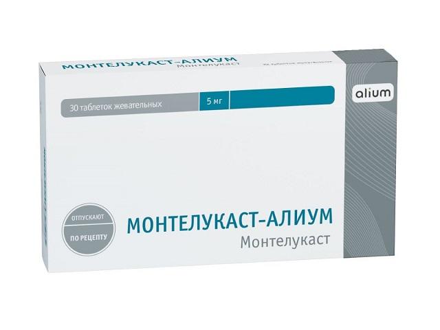 монтелукаст-алиум 5мг. №30 таб.жев.