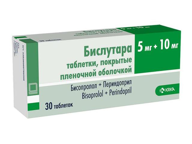 бислутара 5мг+10мг №30 таб. п/п/о
