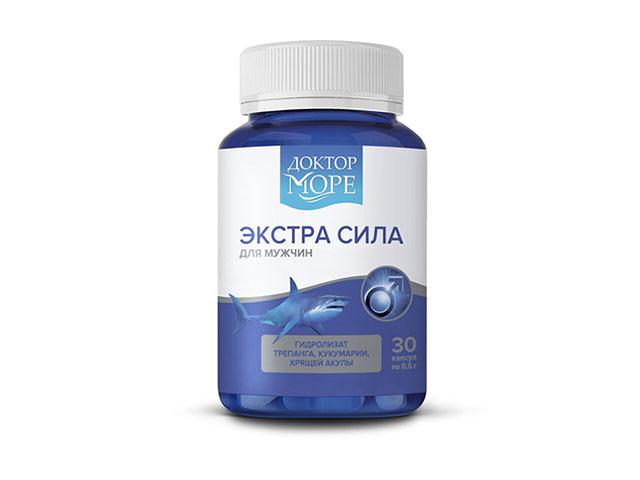 доктор море экстра сила д/муж. 500мг. №30 капс.
