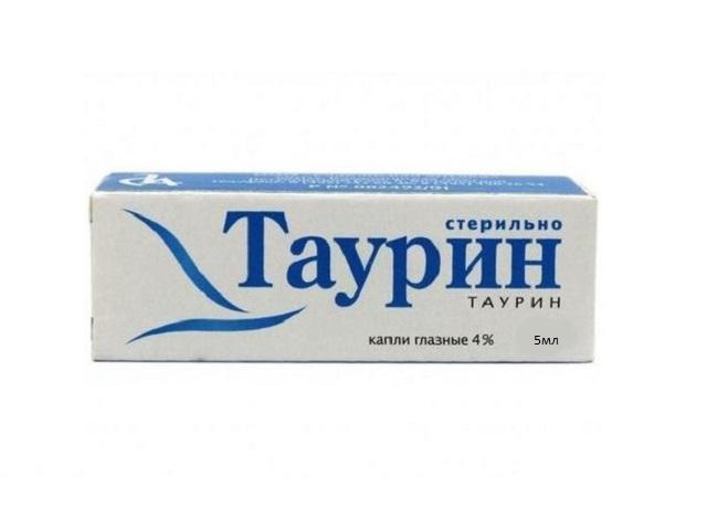 таурин 4% 5мл. гл.капли фл./кап. /славянская аптека/