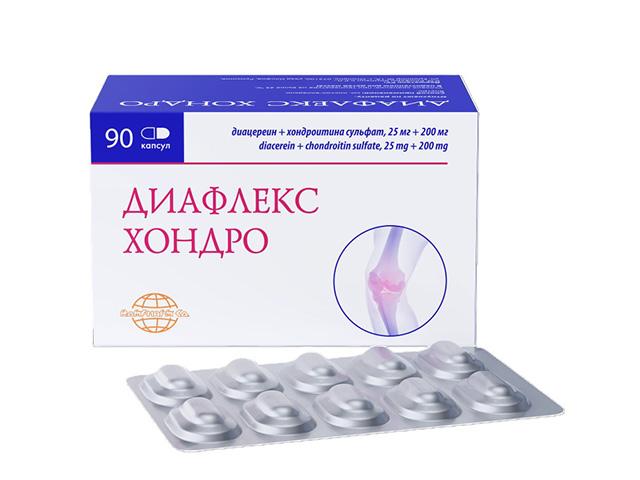 диафлекс хондро 0,025+0,2 №90 капс.