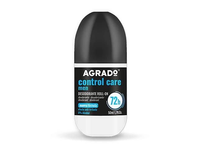 agrado дезодорант-антиперспирант control care men роликовый 50мл 2553