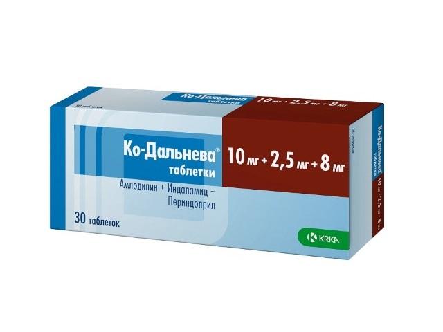 ко-дальнева 10мг+2,5мг.+8мг. №30 таб. 2369