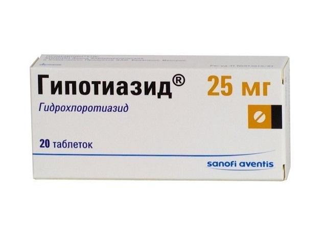 гипотиазид 25мг. №20 таб.