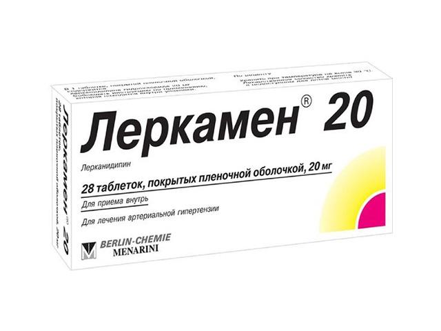леркамен 20мг. №28 таб. п/п/о /берлин хеми/ 5781