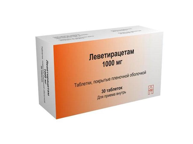 леветирацетам 1000мг. №30 таб.