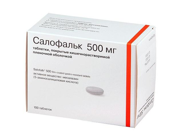 салофальк 500мг. №100 таб. п/п/о 8444