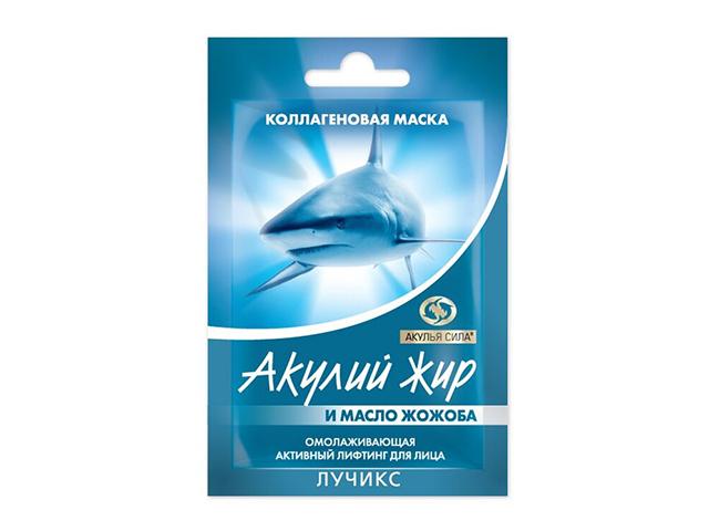акулий жир жожоба маска д/лица и шеи лифт. 10мл.