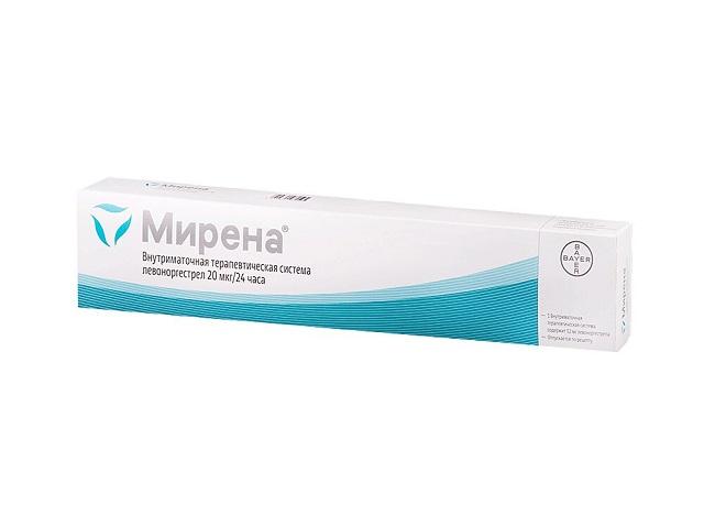 спираль 20мкг/24часа в/м мирена