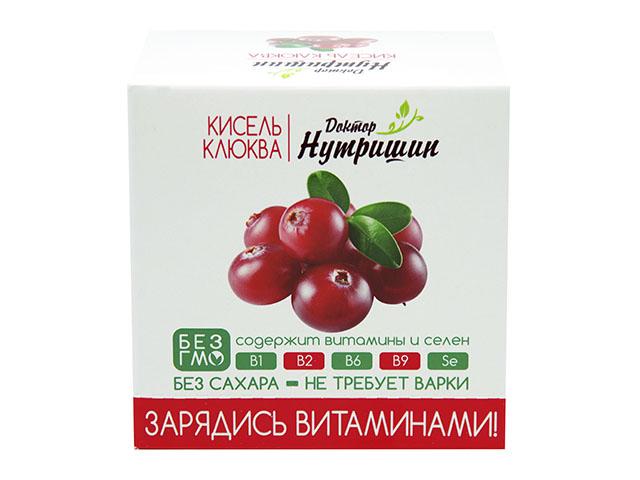 доктор нутришин кисель клюква без сахара. 25г.