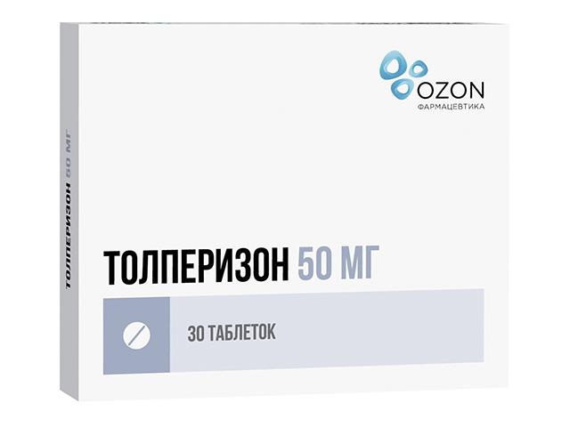 толперизон 50мг. №30 таб. п/о /озон/ 4261