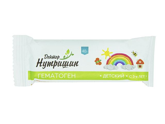 доктор нутришин гематоген детский 40г.