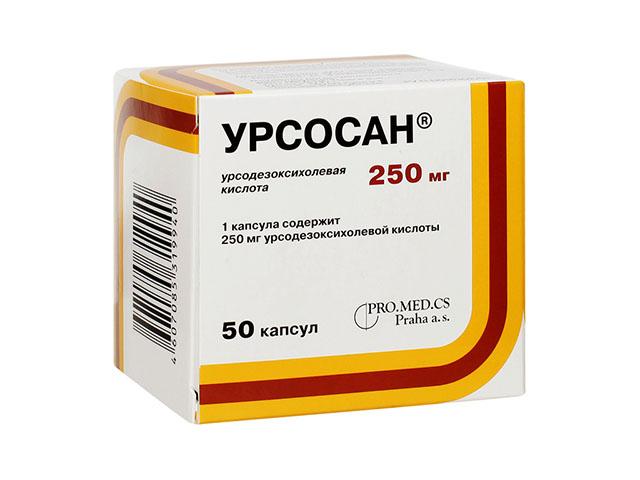 урсосан 250мг. №50 капс.
