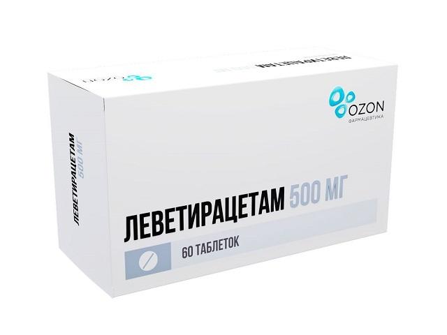 леветирацетам 500мг. №60 таб. /озон/