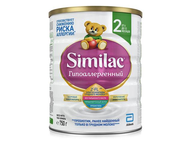 симилак 2 гипоаллергенный смесь д/детей 750г. [similac]