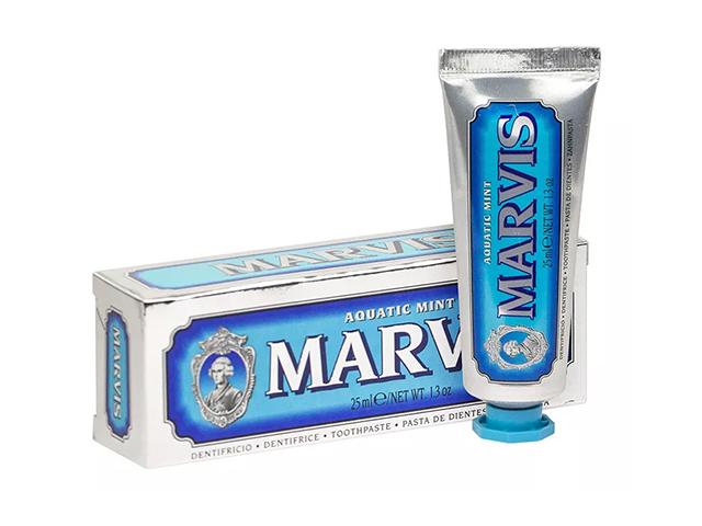 marvis зубная паста aguatic mint/ морская мята. 25 гр.