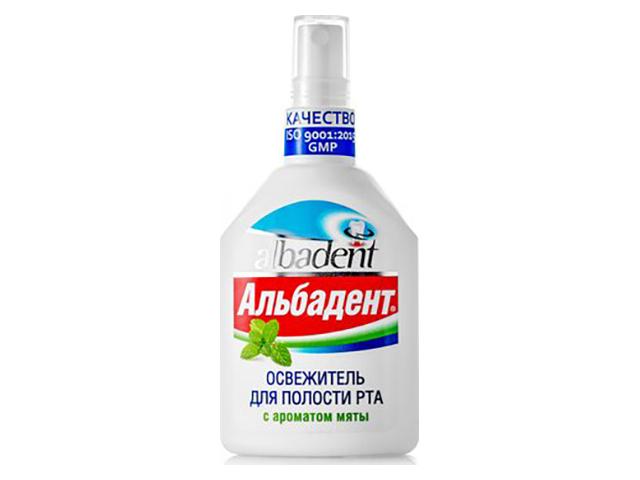 альбадент освежитель д/рта мята 35мл. спрей