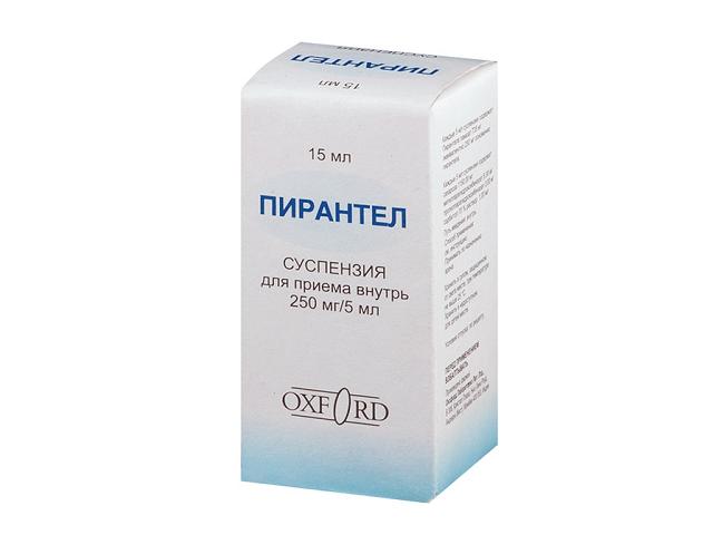 пирантел 250мг/5мл. 15мл. сусп. фл. /оксфорд/