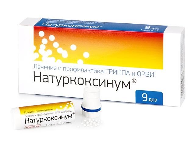 натуркоксинум 9 доз гран. гомеопат.