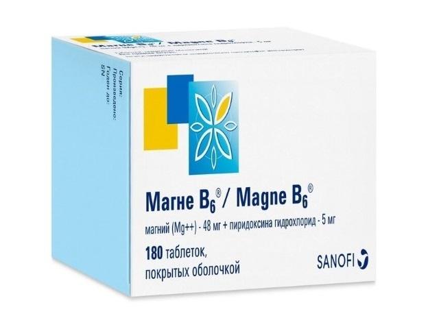 магне в6 №180 таб. п/о 9243