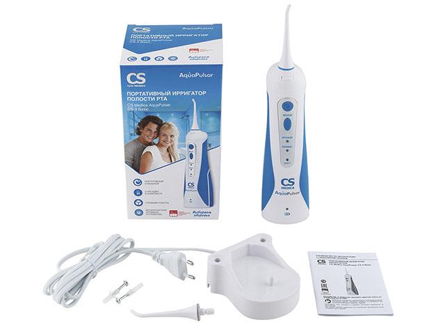 омрон ирригатор полости рта cs medica cs-3 basic (синий) [omron]