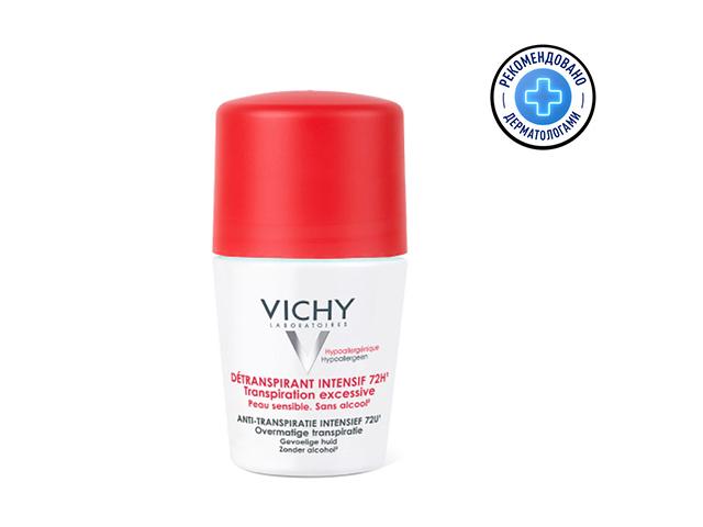 виши дезодорант 72ч. а/стресс п/избыт потоотд. 50мл. шарик [vichy]