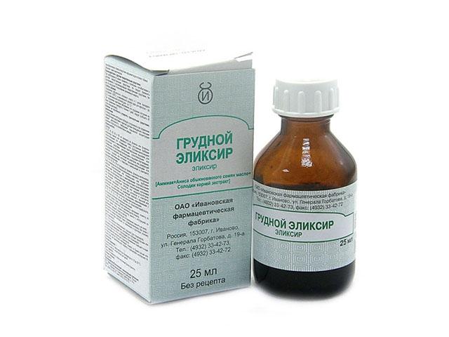 эликсир грудной 25мл. фл. /ивановская фф/