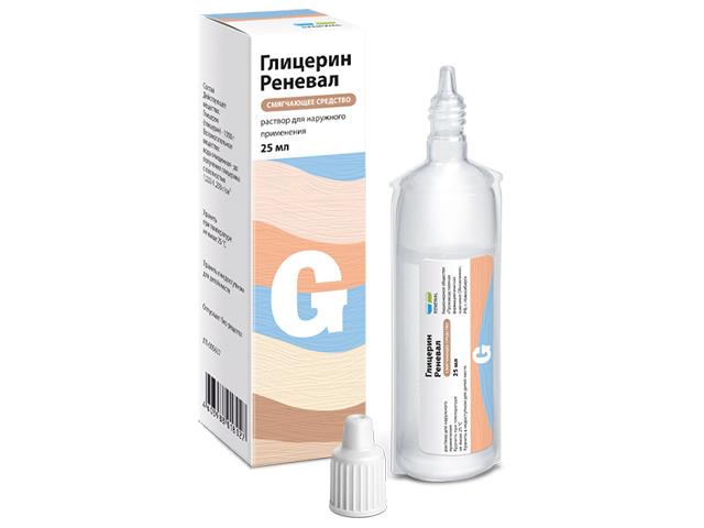 глицерин реневал 25г. р-р д/нар.прим. фл.
