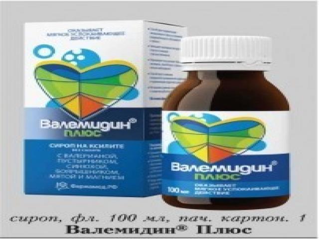 валемидин плюс 100мл. сироп