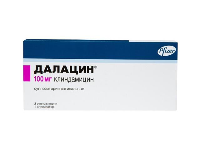 далацин 100мг. №3 супп.ваг.