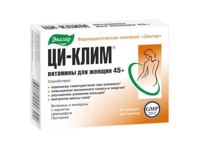 ци-клим витамины д/женщин 45+ №60 таб. /эвалар/