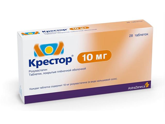 крестор 10мг. №28 таб. п/о 0267